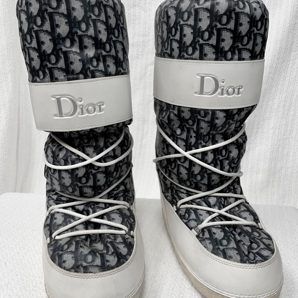 Pre-owned Cloth Snow Boots In Blue - Pre Owned (used) - Picture 3 of 5